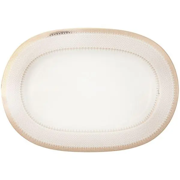 Gold Grande ovalt fat 28x40,5 cm
