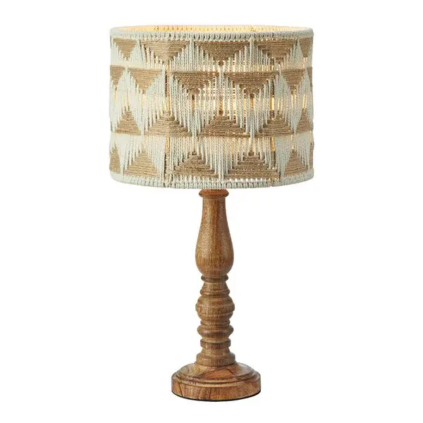 Ano bordlampe 45 cm beige/brun