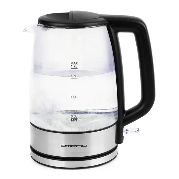 Vannkoker 1,7L 25,5 cm glass