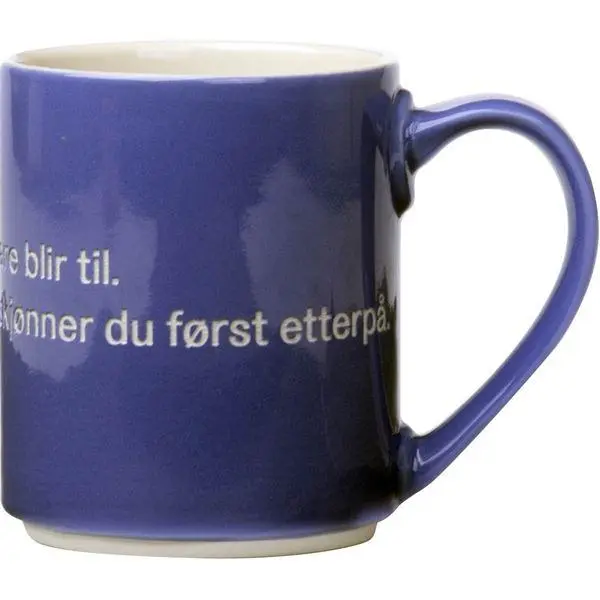 Lindgren krus "pell finner du ikke på" 35 cl blå