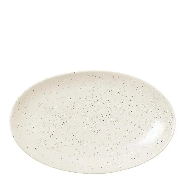 Nordic Vanilla ovalt fat 13,6x22 cm kremhvit
