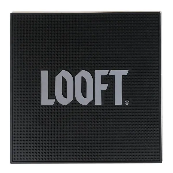 Barmatte stor 50x50 cm svart