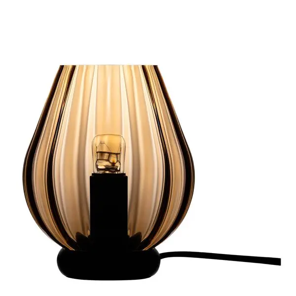 Rocks bordlampe 16,5 cm caramel