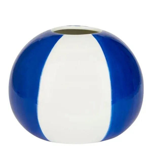 Floats vase 14 cm Beachball blå