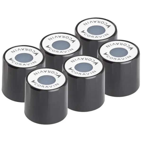 Standard skrukorker 6 stk svart