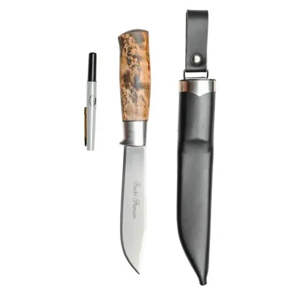 Hunter premium jaktkniv 13,5 cm m/slire
