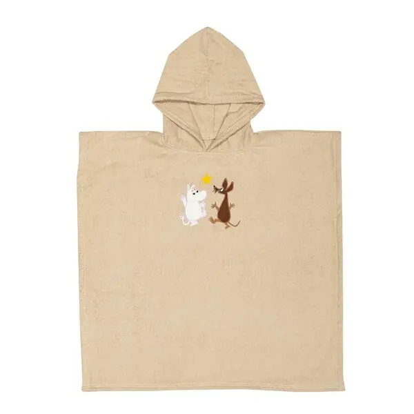 Mummi badeponcho barn Romeventyr beige