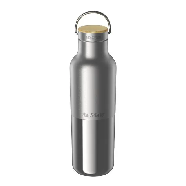 Insulated Reflect termoflaske 0,59L med bambuslokk børstet stål