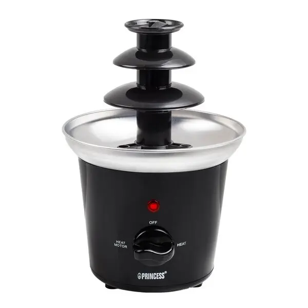 Sjokoladefontene 292994 i rustfritt stål 32W svart