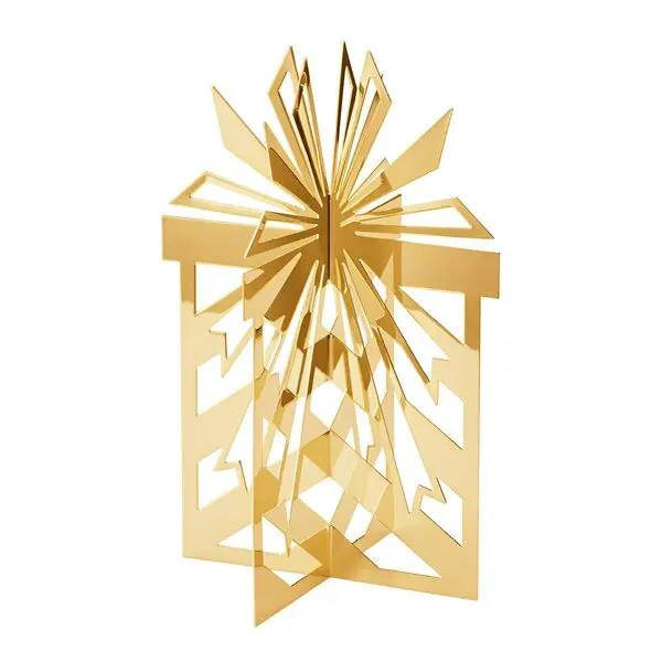 Jul 2025 ornament til bordet stor gull