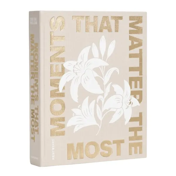Fotoalbum moments that matters the most beige