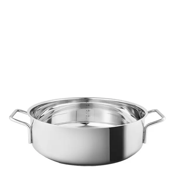 Stainless Steel sautégryte 28 cm med 2 håndtak