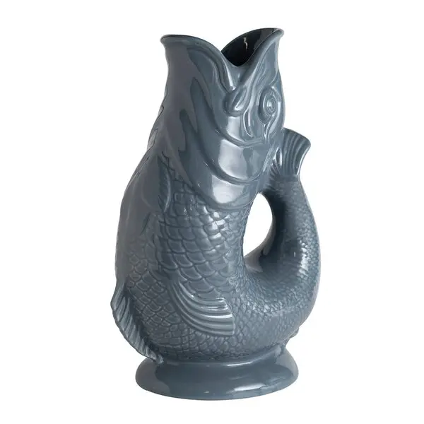 Fish Jug mugge 1,2L grå