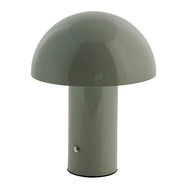Nessina bærbar LED-lampe 19 cm støvgrønn