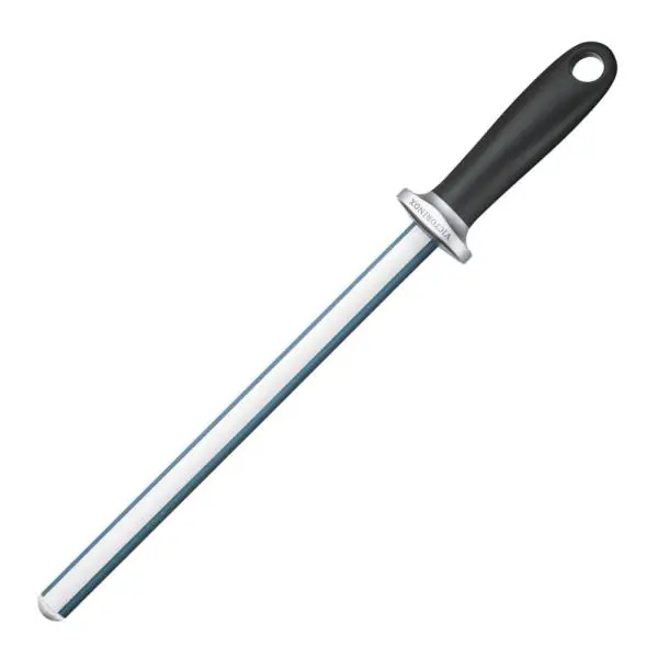 Sharpening slipestål 30 cm oval nylon sølv