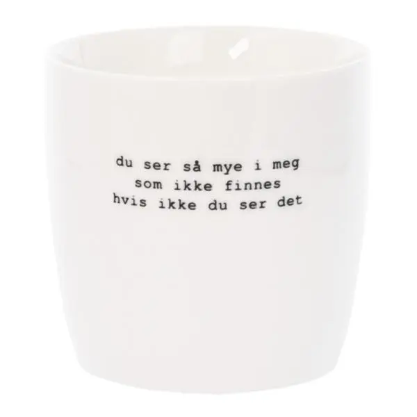 Trygve Skaug krus du ser 30 cl hvit