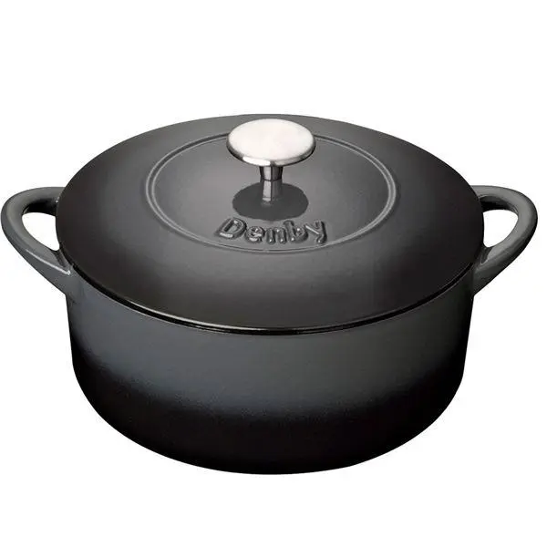 Halo støpejernsgryte 26 cm svart