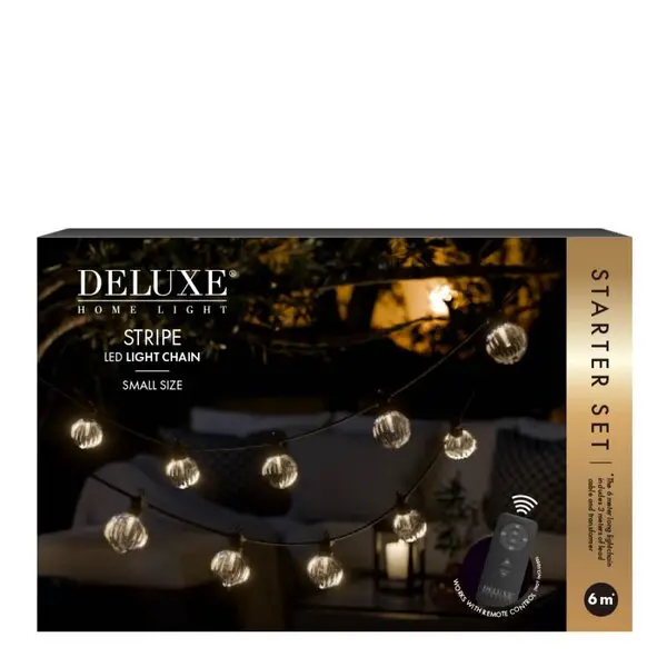 LED lyslenke startsett liten 6 m stripe