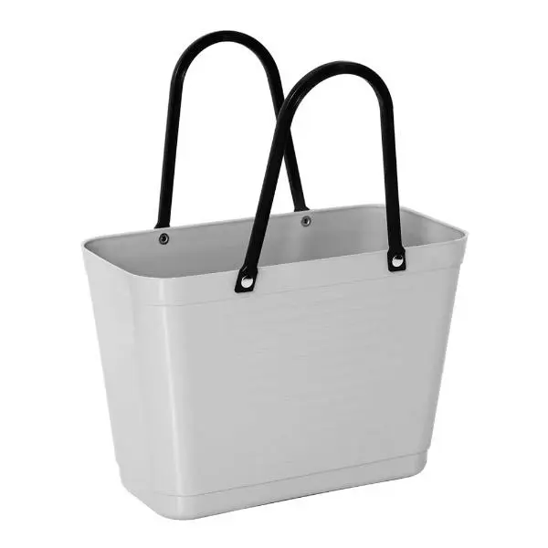 Biobased Plastic veske liten 7,5L lys grå