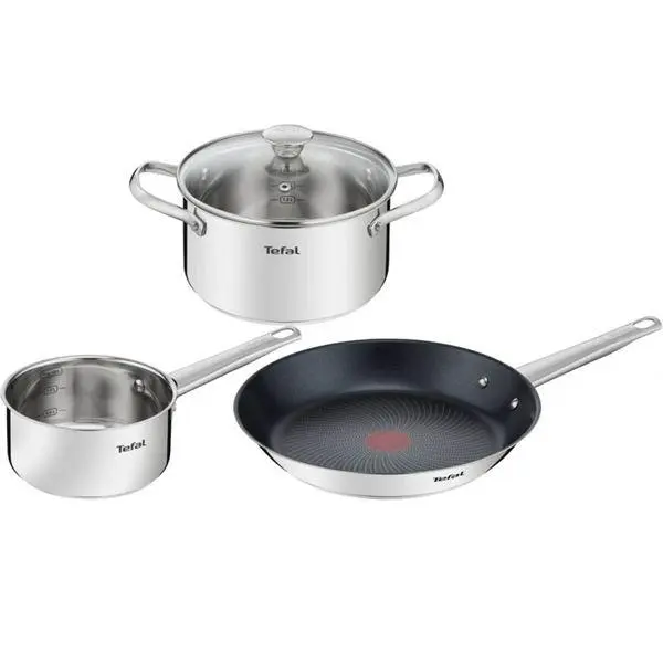 Tefal Cook eat Set 4 pcs Stainless steel