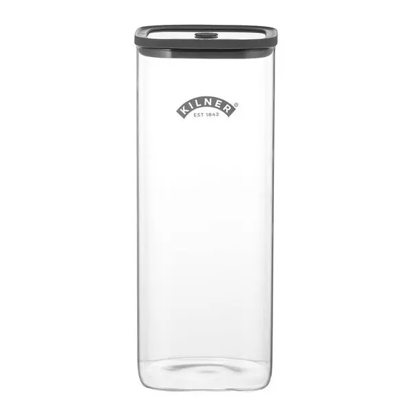 Fresh XXL oppbevaringskrukke 3,5L glass/grå