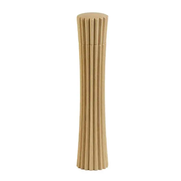 Pleats salt- og pepperkvern keramisk 26 cm lys asketre