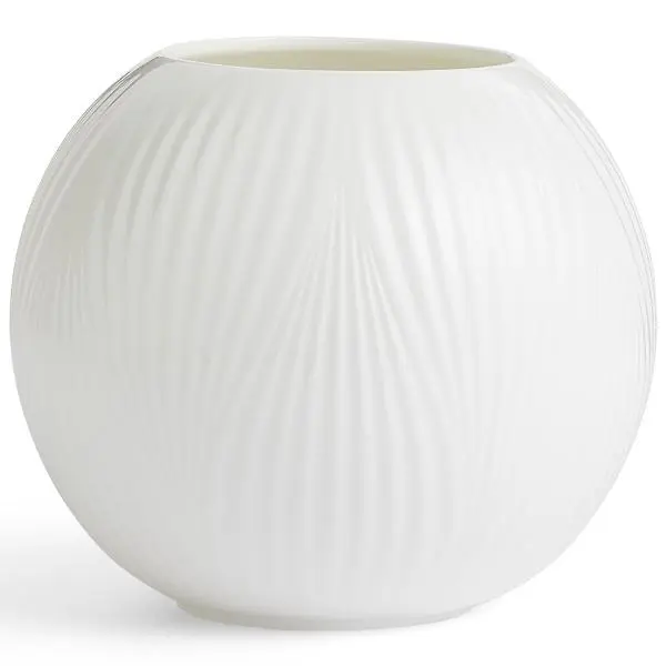 White Folia rosevase 12,5 cm