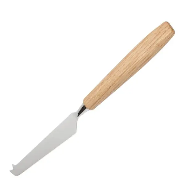 Eik ostekniv 23 cm stål/eik