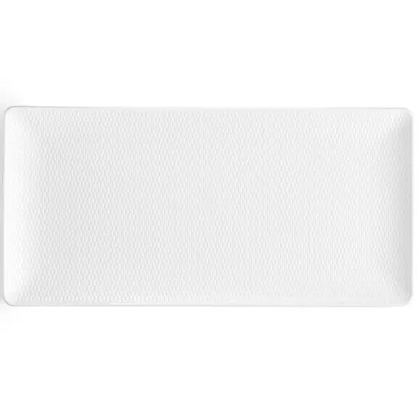 Gio rektangulært serveringsfat 32 cm hvit