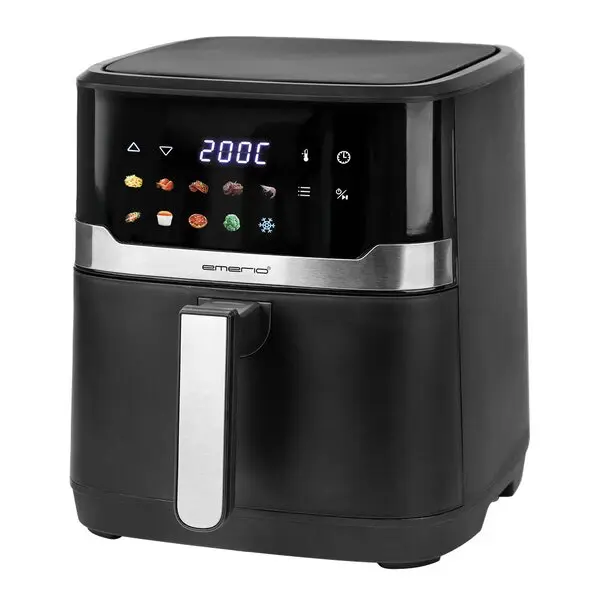 Airfryer med fargedisplay 6,5L svart