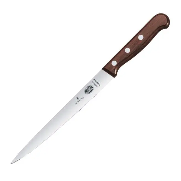 Pine filetkniv 18 cm brun