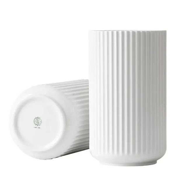 Vase 25 cm hvit