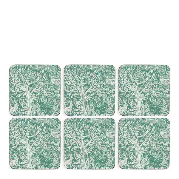 Tapestry glassbrikker 10,5 cm 6 stk sage