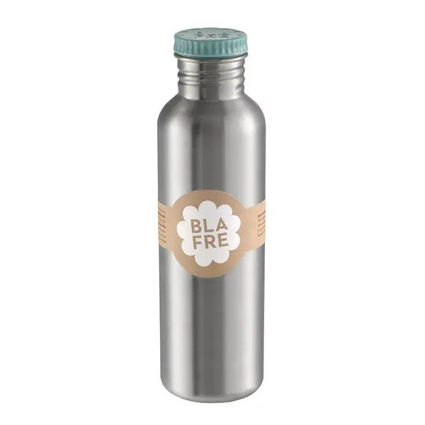 Stålflaske 750 ml blågrønn