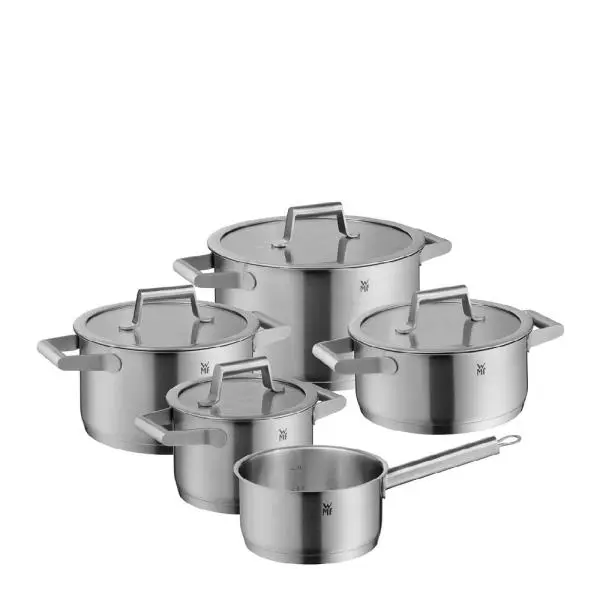 Comfort Line grytesett 5 deler stål