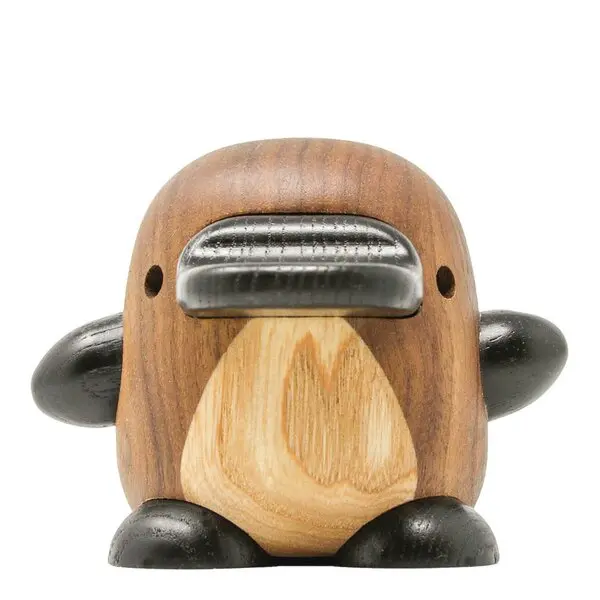 Perry nebbdyr trefigur 8 cm ask/valnøtt