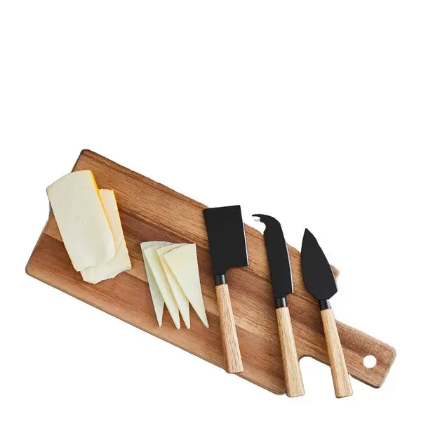 Santo ostesett m/3 kniver og skjærebrett