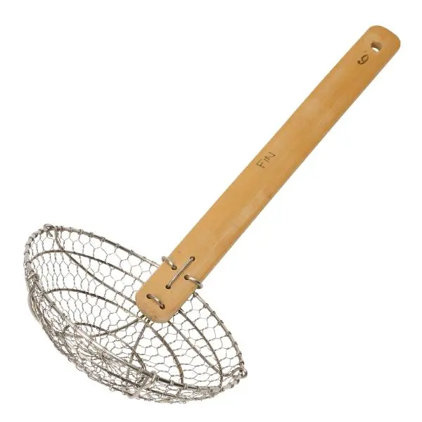 Frityrsleiv 38 cm bambus håndtak
