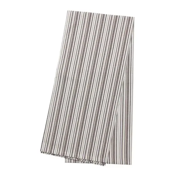 Duk 140x140 cm small stripes hvit