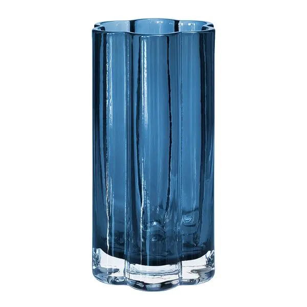Hanami glassvase 9x18 cm midnattsblå