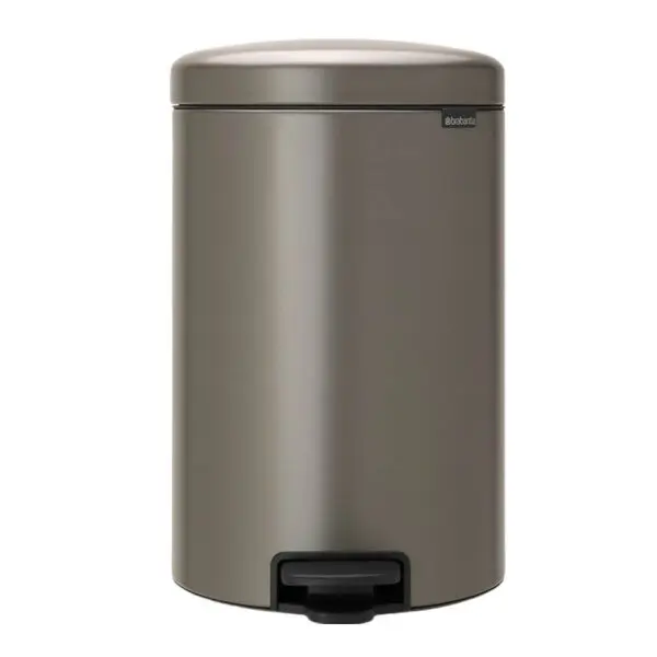 NewIcon pedalbøtte 20L platinum