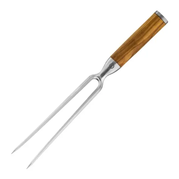 Stekegaffel 35 cm olive