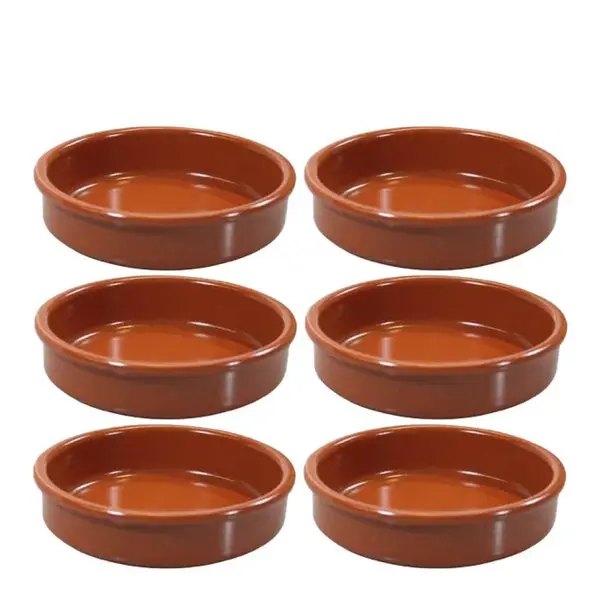 Tapasform 11,5 cm 6 stk terrakotta