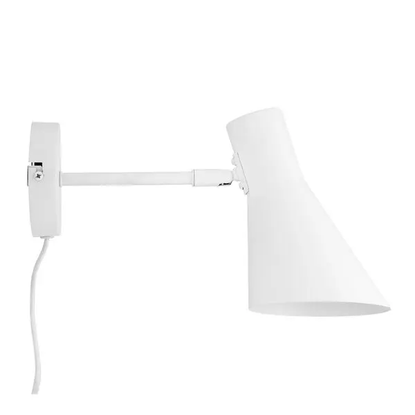 DL12 vegglampe 20 cm hvit