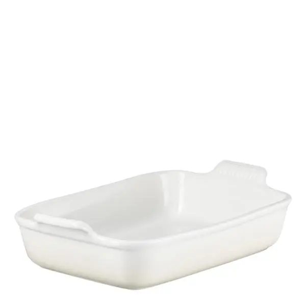 Heritage rektangulært fat 32 cm meringue