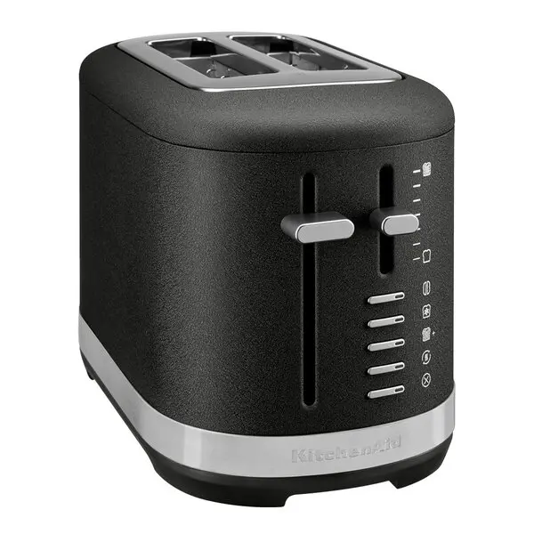 Brødrister 5KMT2109EBK 2 skiver brede spor cast iron black