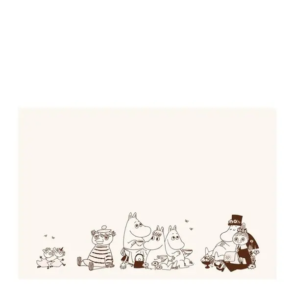 Moomin for Pets silikonmatte 60x40 cm beige