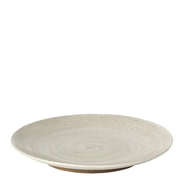 Grød desserttallerken 20 cm sand