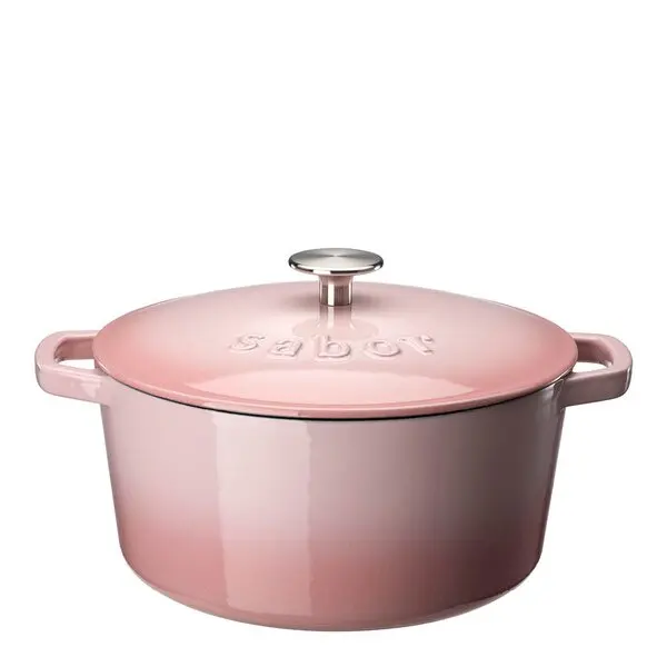 Støpejernsgryte 4,4L blush pink