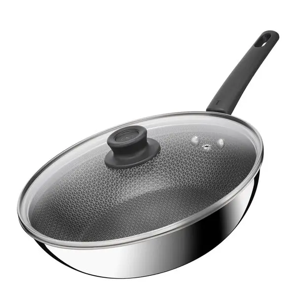 Emotion Plus Power SS Mesh wokpanne med lokk 28 cm